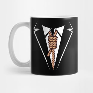 Tuxedo Hangman's Knot Mug